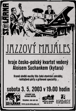 jazzový majáles - flyer